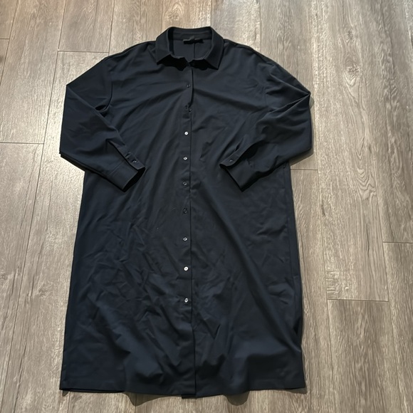 Max Mara Weekend navy button down collar dress L - Picture 5 of 8